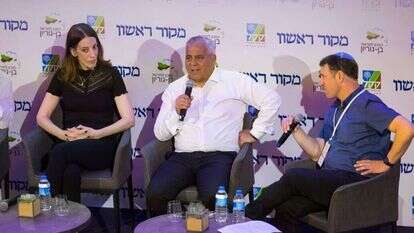 בני ביטון וטל אוחנה. | לירון מולדובן, ועידת בן-גוריון בנגב- מקור ראשון ומכון מורשת בן-גוריון