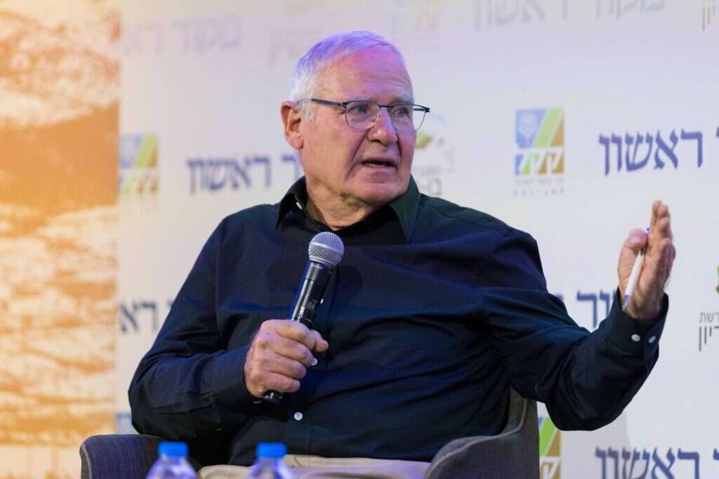 אלוף במיל' עמוס ידלין, יו"ר מועצת המכון למורשת בן-גוריון בוועידת בן-גוריון בנגב. | לירון מולדובן