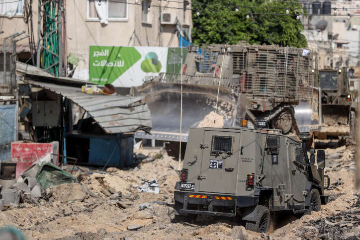 רכב צבאי בג'נין במבצע "בית וגן". | פלאש 90