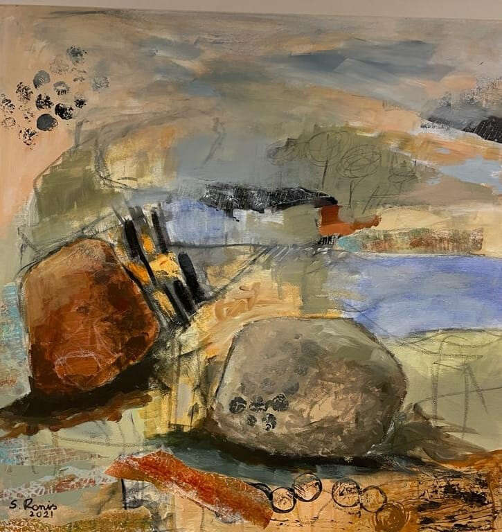 שוש רוניס, "נוף חיי", 2021, באדיבות האוצרת יאירה יסמין