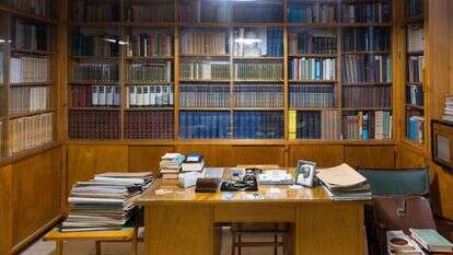 "כולם מבקשים ללמוד את מורשתו ולהפיק ממנה לקחים". משרדו של בן־גוריון ב"צריף" בשדה־בוקר. | לירון מולדובן