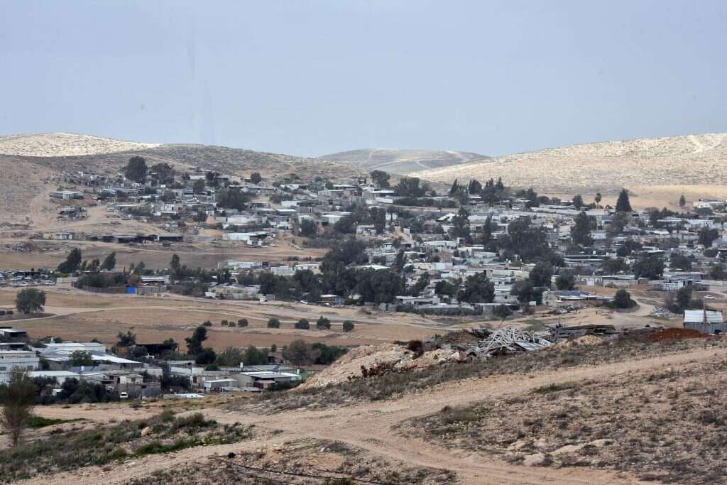 פזורה בדואית לא חוקית ליד באר־שבע. | דודו גרינשפן