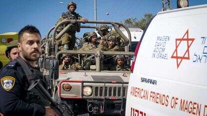 כוחות הביטחון בזירת הפיגוע ליד קדומים ביום חמישי האחרון. | הלל מאיר, פלאש 90