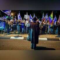 הפגנה בבני־ברק בחודש שעבר. | אבשלום ששוני, פלאש 90