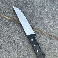 סכין ששימשה בפיגוע דקירה, ארכיון. | דוברות משטרת ישראל