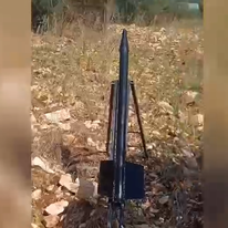 אחת הרקטות שנטען כי נורתה מצפון השומרון