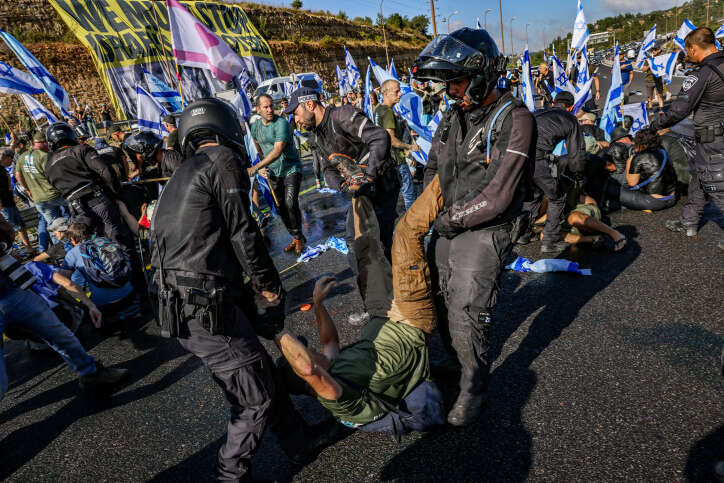 חסימת כביש מס' 1. | חיים גולדברג, פלאש 90