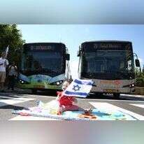 התינוקת סמוך למעבר החצייה. | לירון אלמוג פלאש 90