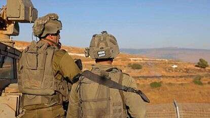 כוחות צה"ל סמוך לגבול עם לבנון. | AFP