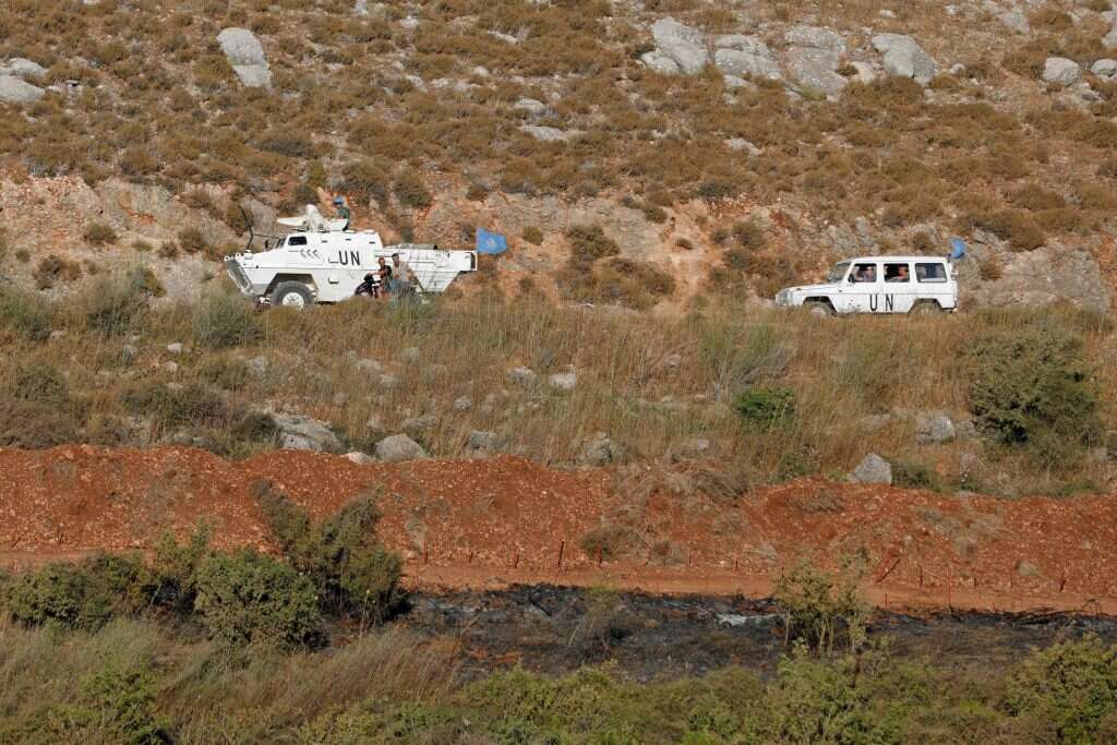 כוחות יוניפיל בסמוך לגבול. | AFP