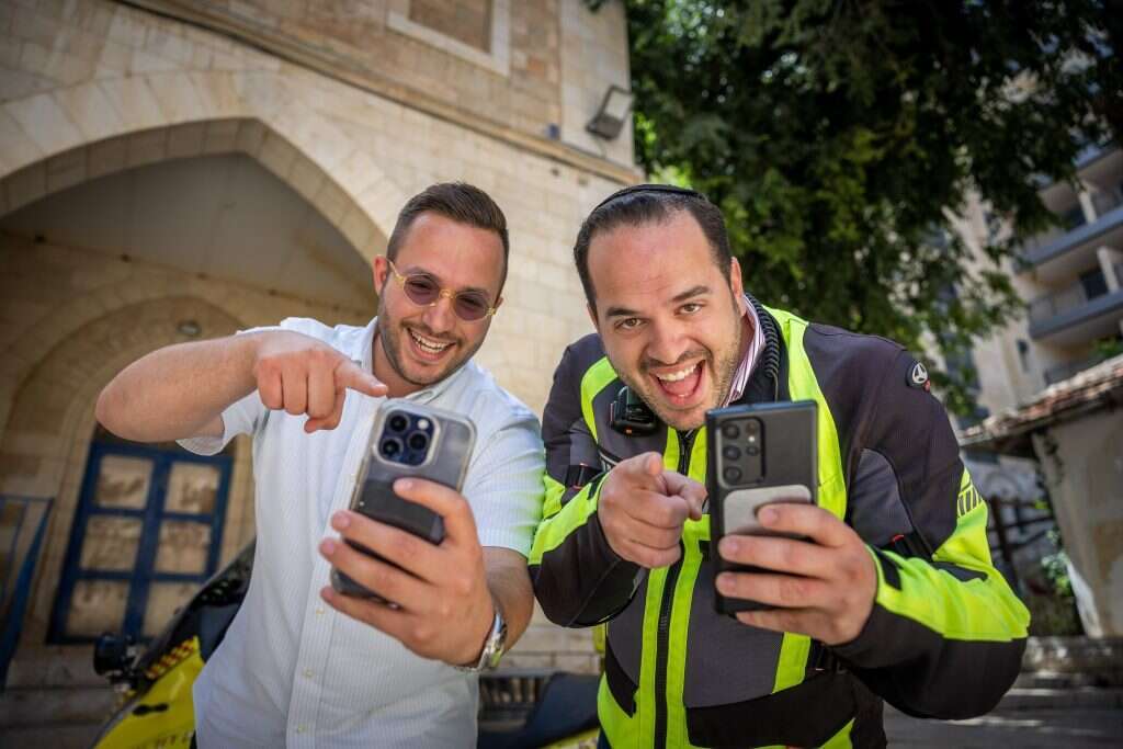 ישראל בורגד ושלומי כהן. | יונתן זינדל, פלאש 90