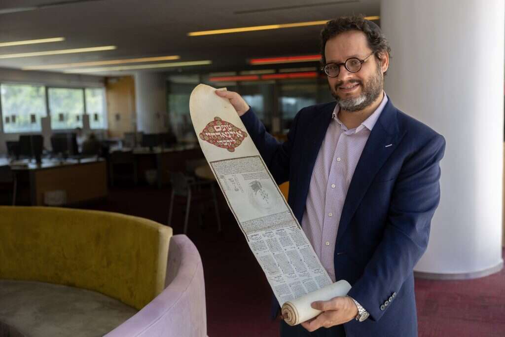 ד"ר חיים נריה, הספרייה הלאומית. | יונתן זינדל, פלאש 90