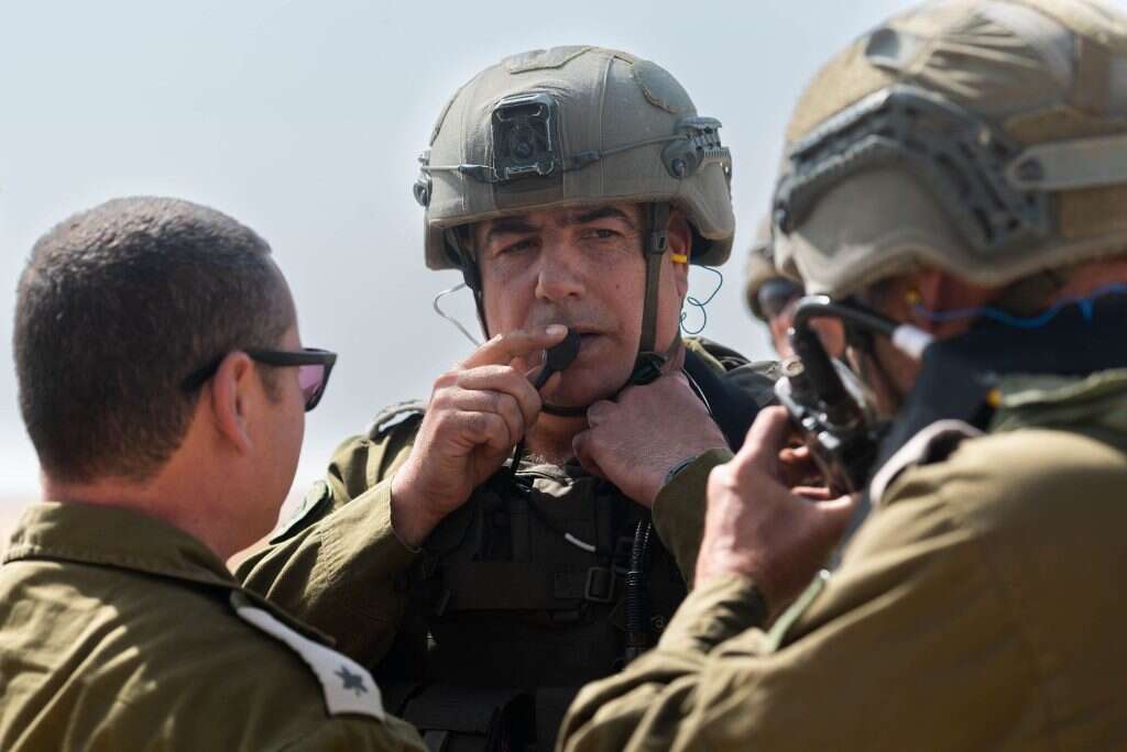 אלוף ברוך בתרגיל צה"לי, לפני כחודשיים. | דובר צה"ל