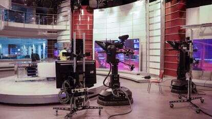 אולפני ערוץ 2 המנוח, ארכיון. | יצחק הררי, פלאש 90