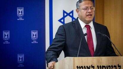 השר לביטחון לאומי, איתמר בן גביר. | יונתן זינדל, פלאש 90