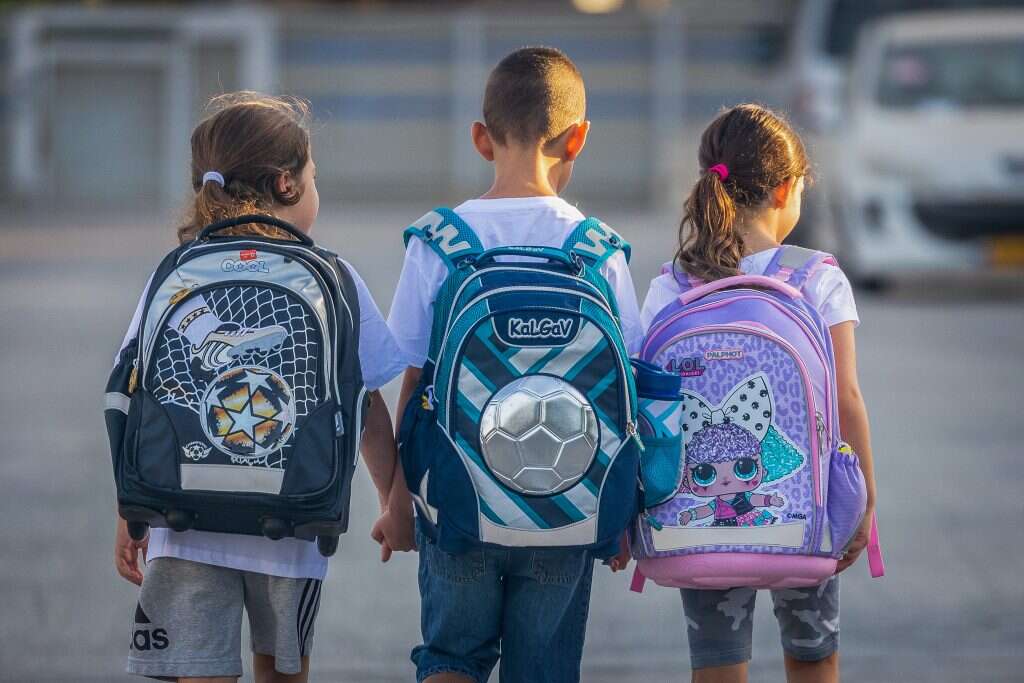 תלמידי בית ספר. | יוסי אלוני, פלאש 90