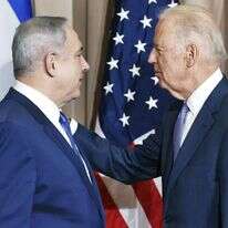 נתניהו וביידן. | Michel Euler, AP