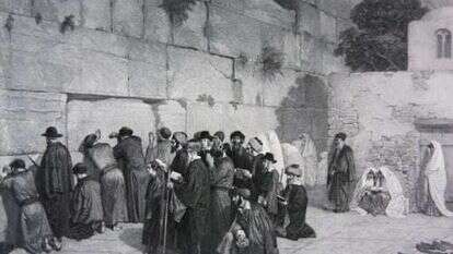 יוזמותיו של רבי לעקור את תשעה באב ולהתיר את השמיטה נכשלו בגלל התנגדות מצד שותפיו להנהגת הציבור. יהודים מקוננים על החורבן בכותל, איור של אלכסנדר בידה, 1880