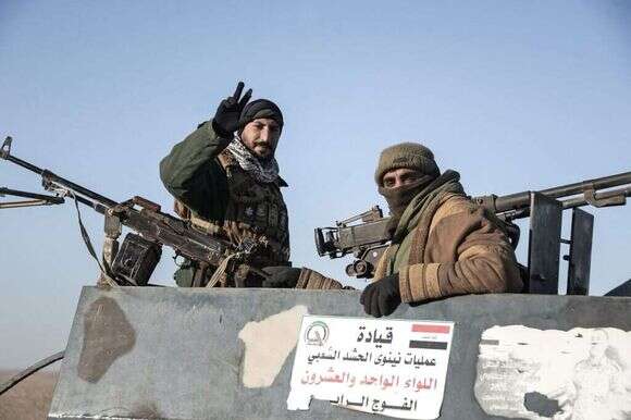 מילציות של "אל־חשד א־שעבי" בעיראק. | איי.אף.פי