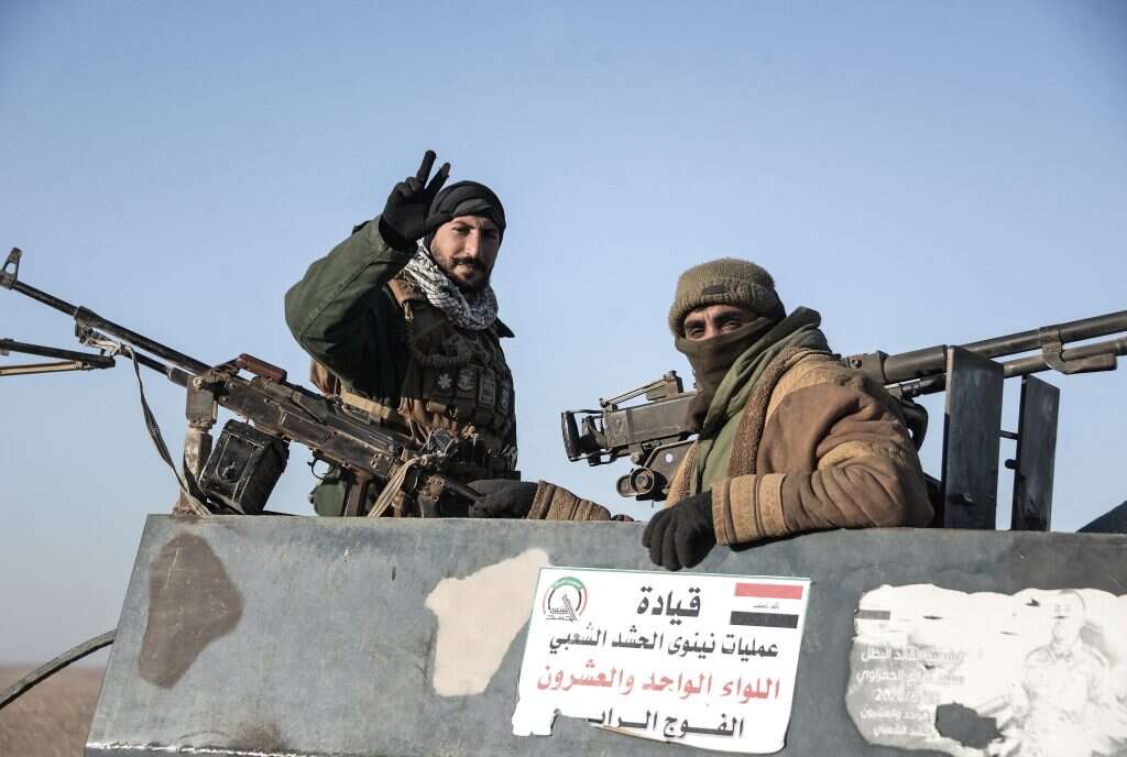 מילציות של "אל־חשד א־שעבי" בעיראק. | איי.אף.פי