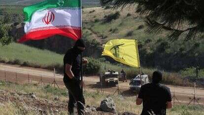 פעילי חיזבאללה בגבול ישראל- לבנון. | איי.פי