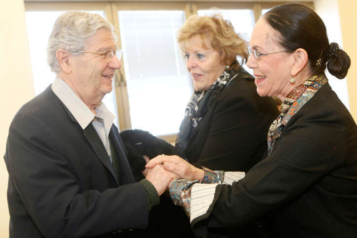 איילה פרוקצ'יה, עדנה ארבל ואהרון ברק בבית המשפט העליון. | מרים אלסטר, פלאש 90