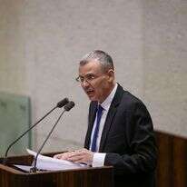 שר המשפטים יריב לוין בהצבעה על צמצום עילת הסבירות. | נועם מושקוביץ - דוברות הכנסת