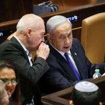 רה"מ נתניהו ושר הביטחון גלנט בהצבעה על צמצום עילת הסבירות. | נועם מושקוביץ - דוברות הכנסת