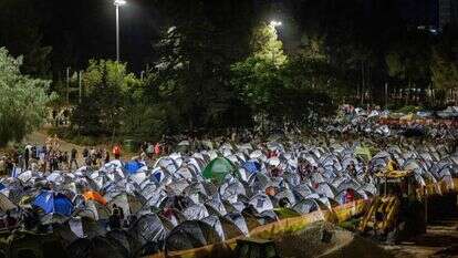 עיר האוהלים בגן סאקר קיץ 2023. | יונתן זינדל, פלאש 90