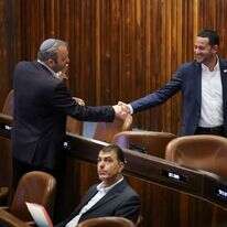 ח"כ אוהד טל ממפלגת הציונות הדתית וח"כ גלעד קריב ממפלגת העבודה. | נועם מושקוביץ, דוברות הכנסת