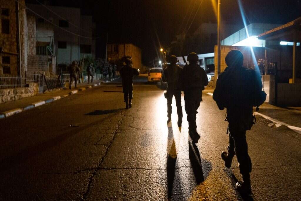 לוחמי צה"ל במבצע המעצרים הלילה. | דובר צה"ל לוחמי צה"ל במבצע המעצרים הלילה. | דובר צה"ל