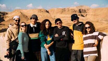 משתתפי הפרויקט בטיול לדרום. | אולג לוברסקי