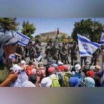 הפגנה ליד הכנסת, השבוע. | חיים גולדברג, פלאש 90