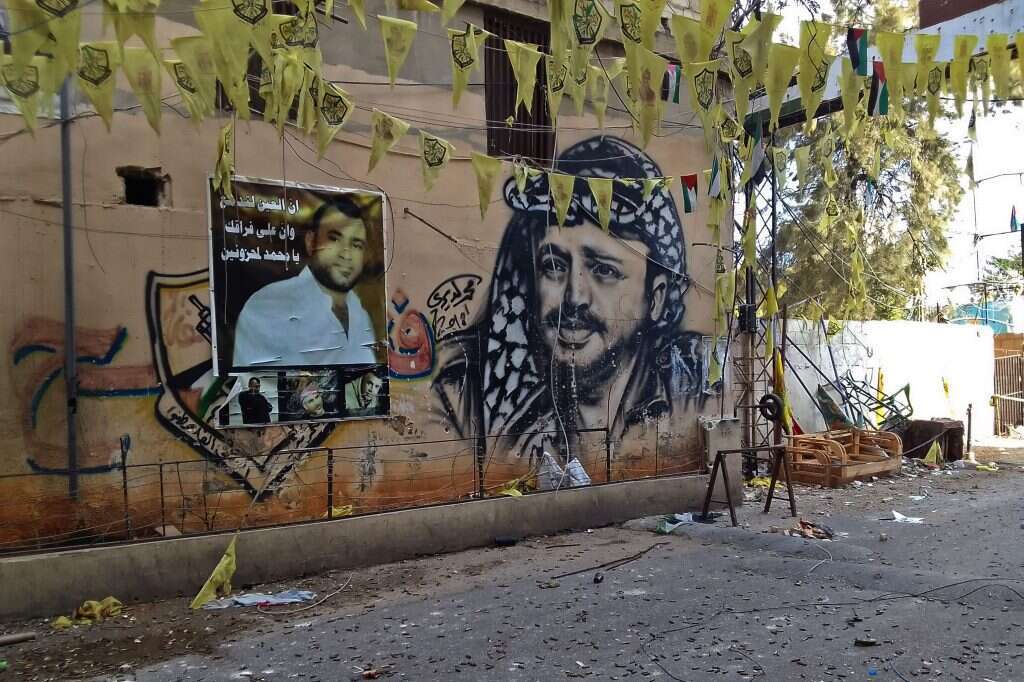 מחנה הפליטים עין אל־חילווה, השבוע. | איי.אף.פי