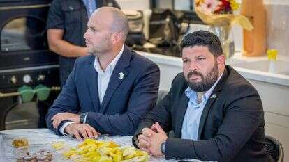 ח"כ אלמוג כהן וח"כ יצחק קרויזר, עוצמה יהודית. | פלאש 90