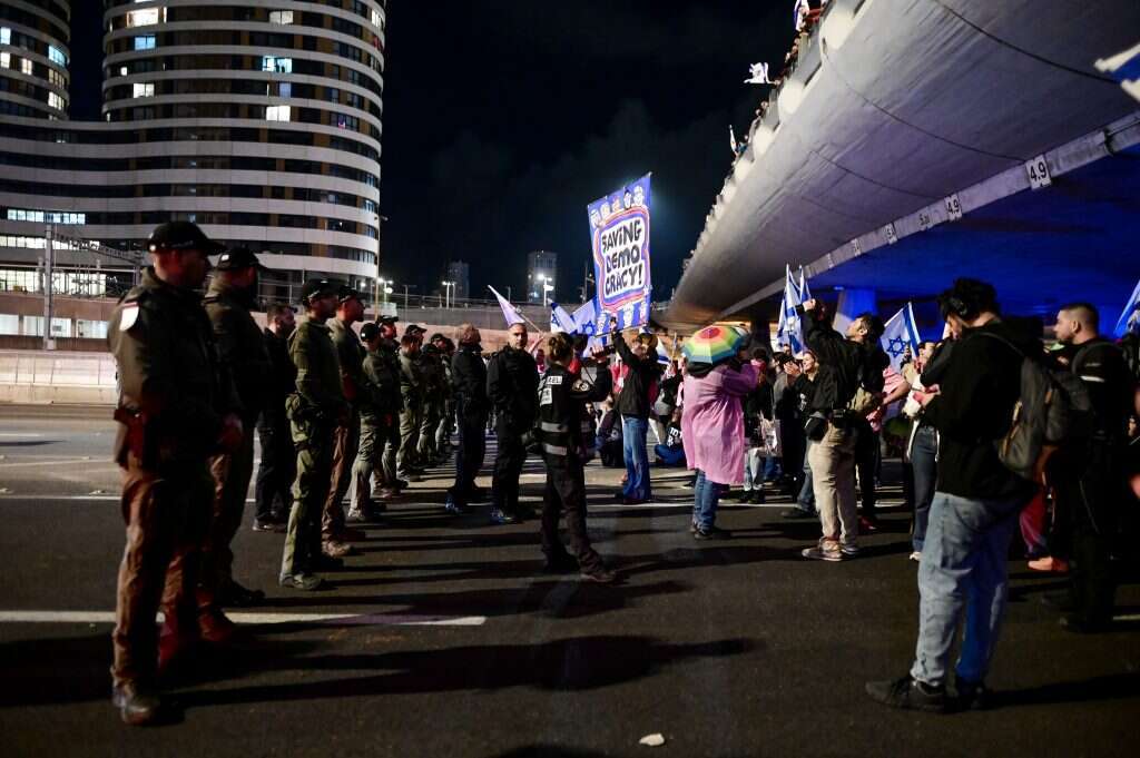 מפגינים באיילון, מרץ 2023. | אבשלום ששוני, פלאש 90