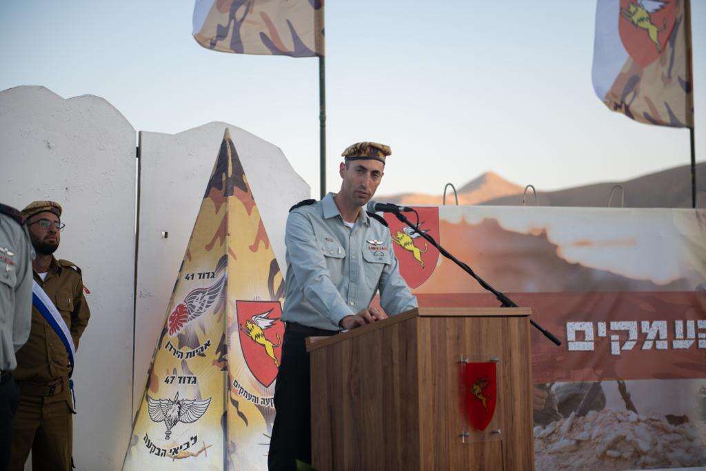 בטקס החילופים, לפני כשבועיים, | דובר צה"ל
