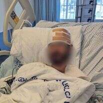 יחיאל אינדור, הפצוע שנפגע בראשו מסלע, בבית החולים