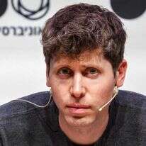 סם אלטמן, מייסד ומנכ"ל חברת OpenAI, היוצרת של ChatGPT, באוניברסיטת תל אביב | AFP