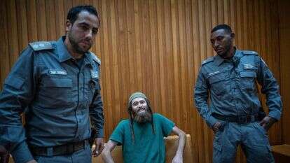 אלישע ירד בבית המשפט. | יונתן זינדל, פלאש 90