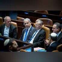 נתניהו בהצבעה על ביטול עילת הסבירות, בחודש שעבר. | יונתן זינדל, פלאש 90