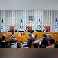 הדיון בבג"ץ על חוק הנבצרות, בחודש שעבר | יונתן זינדל, פלאש 90