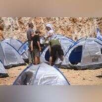 אלפי אוהלים מאותו סוג, כי אנחנו ספונטניים. אוהלי המחאה נגד הרפורמה בנווה אטי"ב. | אייל מרגולין, פלאש 90 אלפי אוהלים מאותו סוג, כי אנחנו ספונטניים. אוהלי המחאה נגד הרפורמה בנווה אטי"ב. | אייל מרגולין, פלאש 90