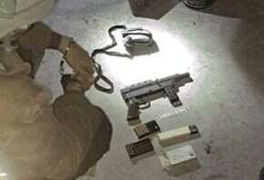 אמצעי הלחימה של החוליה שנתפסה. | באדיבות שב"כ