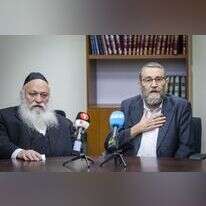 גפני וגולדקנוף, ראשי יהדות התורה. | אוליבר פיטוסי, פלאש 90 גפני וגולדקנוף, ראשי יהדות התורה. | אוליבר פיטוסי, פלאש 90