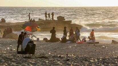 חוף הים ברצועת עזה. | Abed Rahim Khatib/Flash90