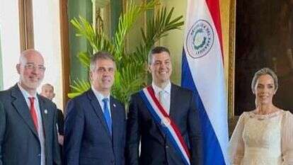 כהן עם נשיא פרגוואי הנכנס. | משרד החוץ כהן עם נשיא פרגוואי הנכנס. | משרד החוץ