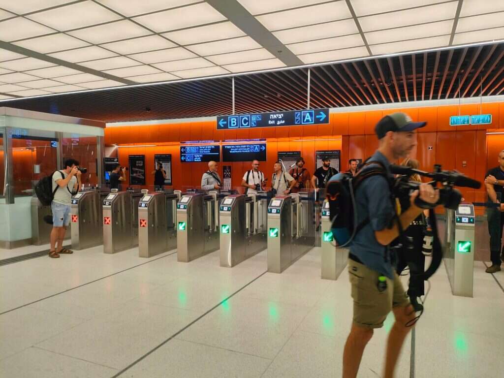 השקת הרכבת הקלה בתל אביב. | ישי אלמקייס