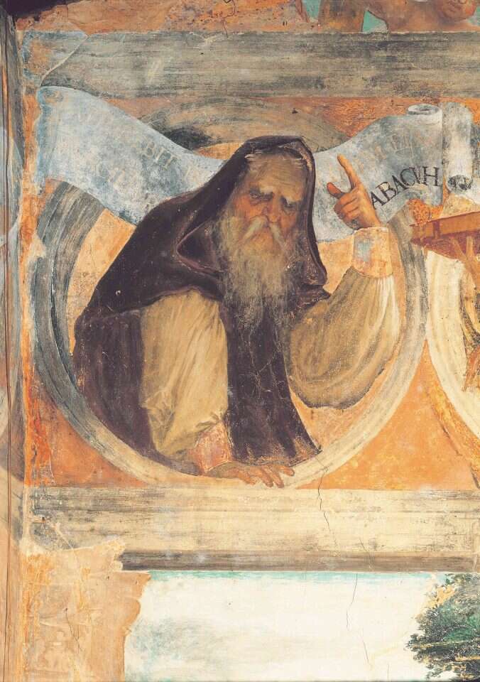 הנביא המקורי לא עניין את הפרשן המאוחר. חבקוק באיור מימי הביניים. איור: גטי אימג'ס