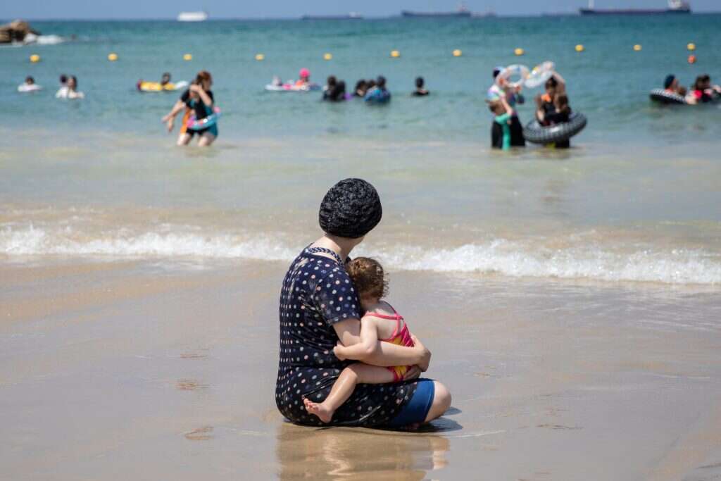 החוף הנפרד בחיפה. | שיר טורם/פלאש90